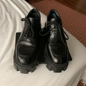 Prada Monolith Derby Shoes